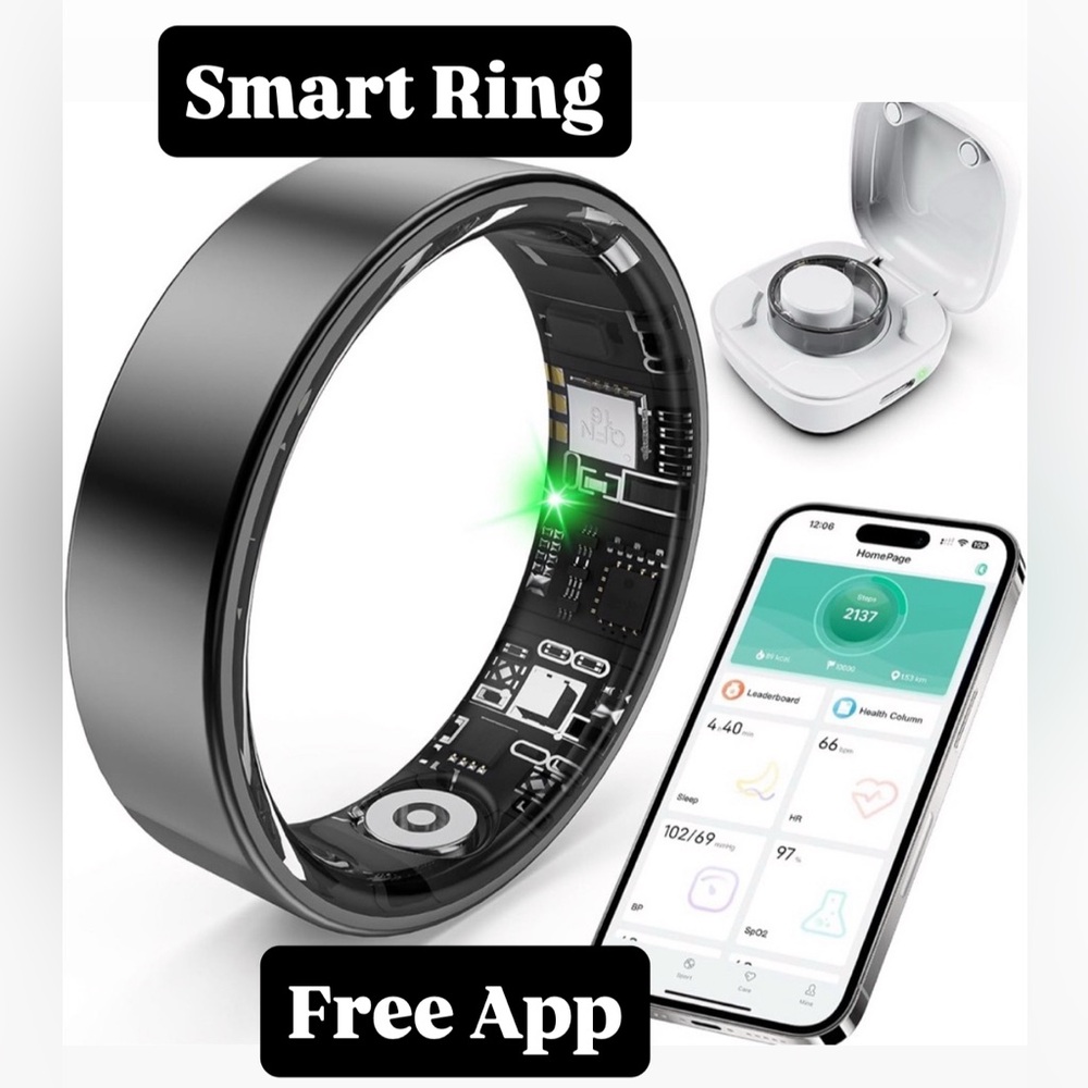 Smart Ring in Color Gold Size 10